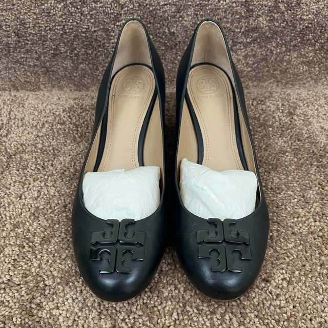 Tory burch lowell 2025 peep toe wedge